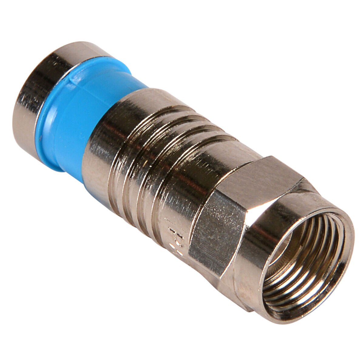 F RG6 Quad Compression Connector